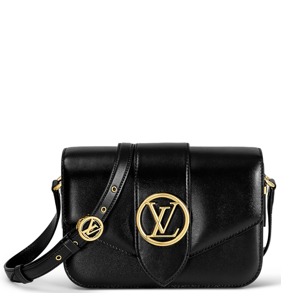  Túi Nữ Louis Vuitton Lv Pont 9 Other Leathers 'Black' 