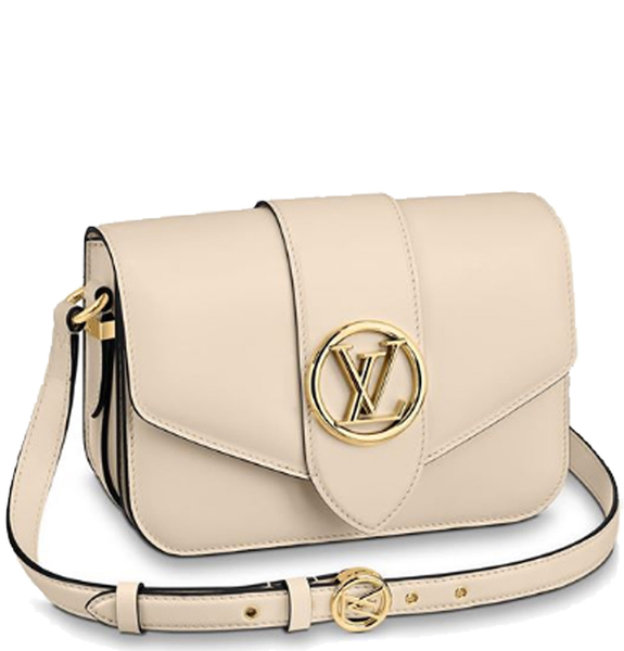  Túi Nữ Louis Vuitton Lv Pont 9 Other Leathers 'Cream' 