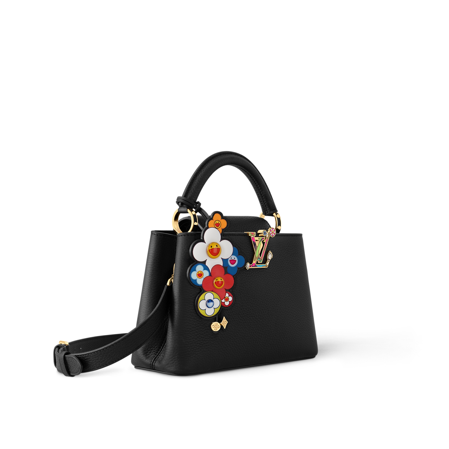  Túi Nữ Louis Vuitton LV x TM Capucines BB Bag 'Black' 