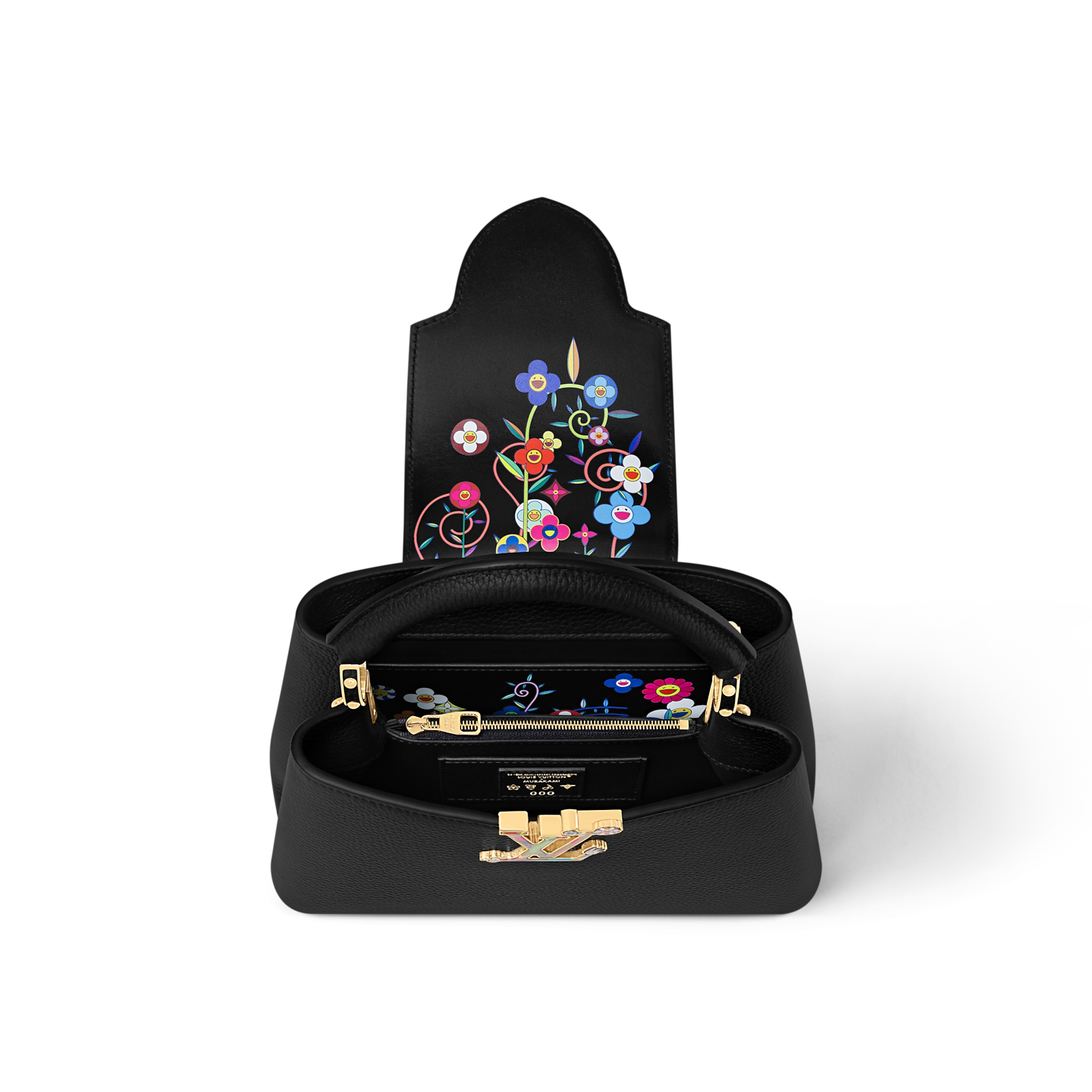  Túi Nữ Louis Vuitton LV x TM Capucines BB Bag 'Black' 