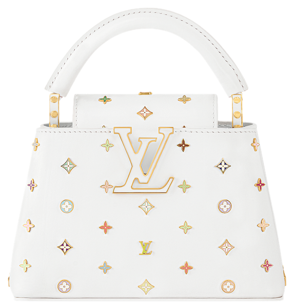  Túi Nữ Louis Vuitton LV x TM Capucines Mini Bag 'White' 