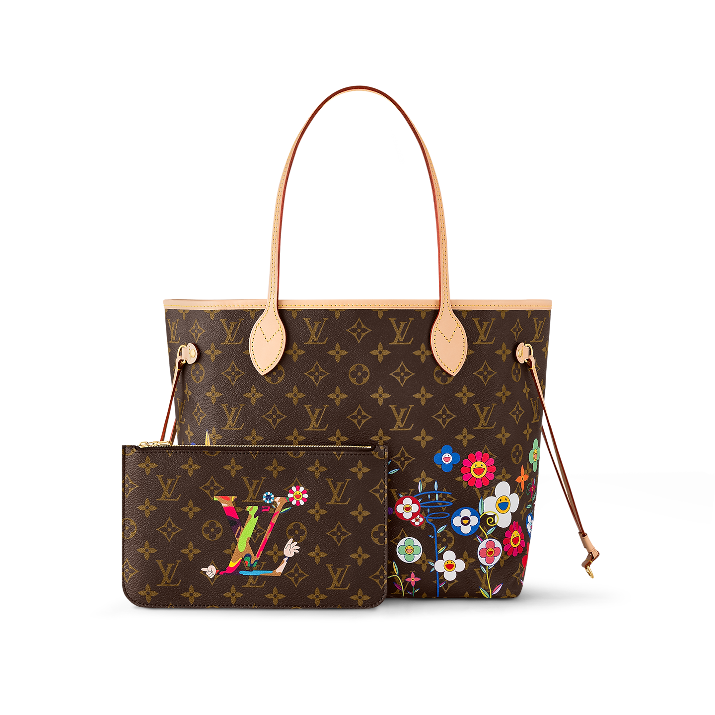  Túi Nữ Louis Vuitton LV x TM Neverfull MM Bag 'Brown' 
