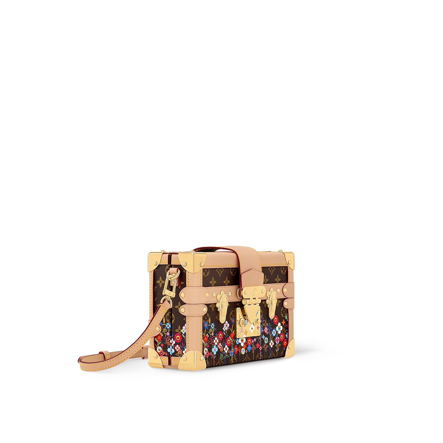  Túi Nữ Louis Vuitton LV x TM Petite Malle Bag 'Brown' 