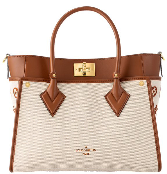  Túi Nữ Louis Vuitton On My Side MM Tote Bag 'Tan Brown' 