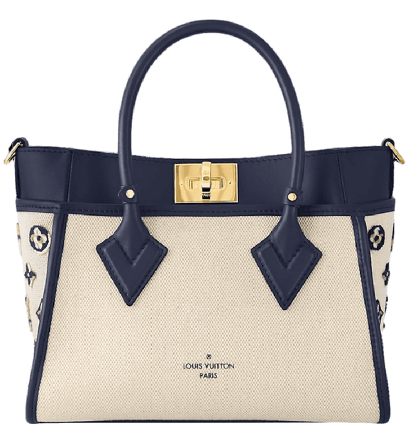  Túi Nữ Louis Vuitton On My Side PM Tote Bag 'Navy Blue' 