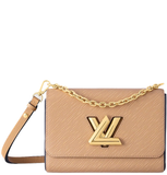  Túi Nữ Louis Vuitton Twist MM Epi 'Camel Light Brown' 