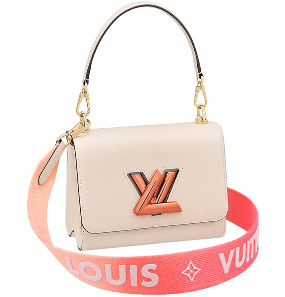  Túi Nữ Louis Vuitton Twist PM Epi Quartz 'White Pink' 