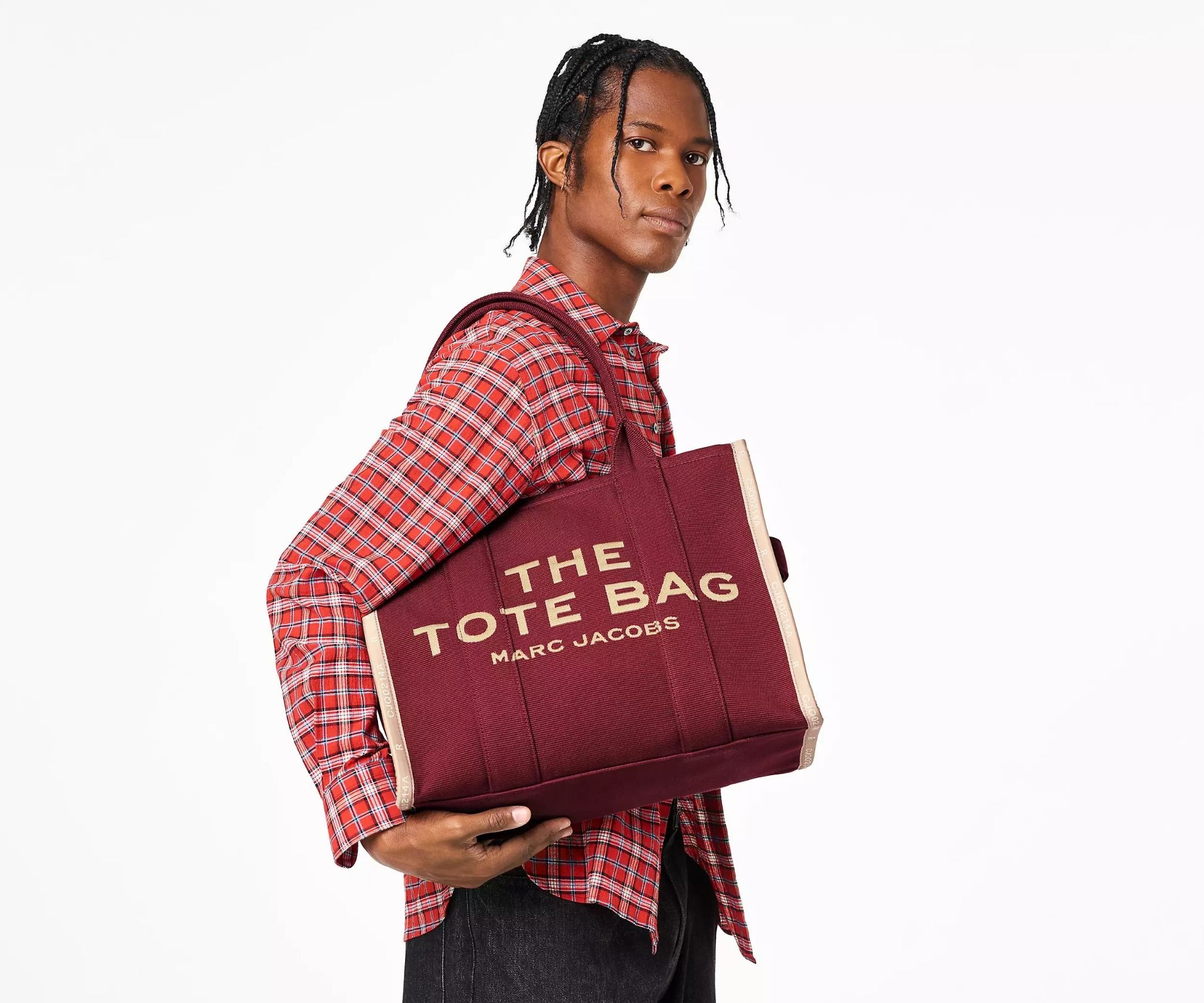  Túi Nữ Marc Jacobs Jacquard Large Tote Bag 'Merlot' 