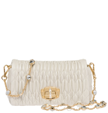  Túi Nữ Miu Miu Crystal Mini-bag 'White' 
