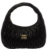  Túi Nữ Miu Miu Wander Matelassé 'Black' 
