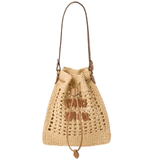  Túi Nữ Miu Miu Woven Fabric Mini-bag 'Beige' 