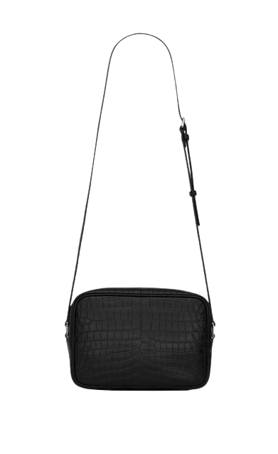  Túi Nữ Saint Laurent Camp Crocodile 'Black' 