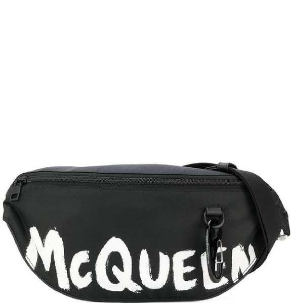  Túi Nam Alexander McQueen Nam Harness 'Black White' 