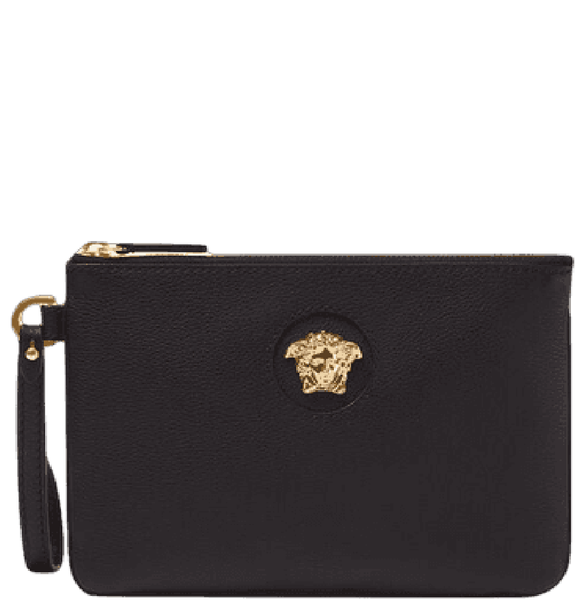  Túi Nữ Versace La Medusa Pouch 'Black' 