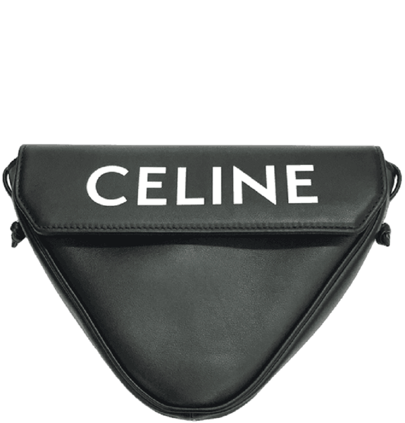  Túi Nữ Celine Calfskin Lambskin 2WAY Plain Leather Logo 'Black' 