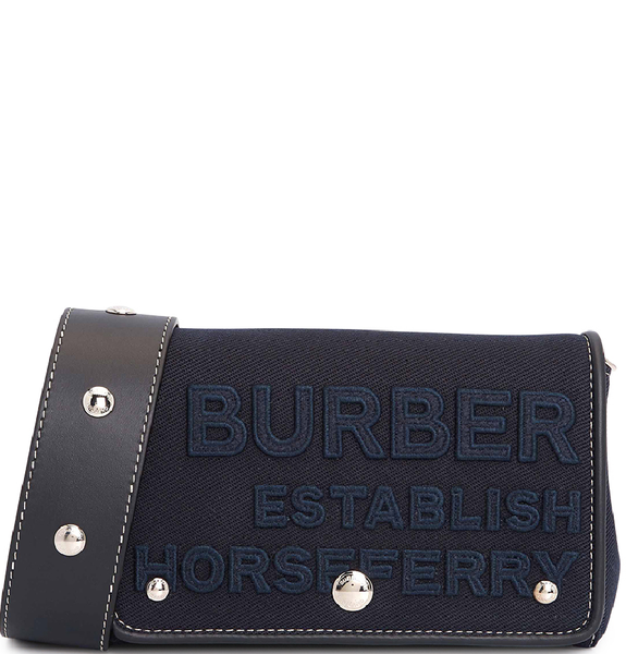  Túi Nữ Burberry Small Hope Ferry Crossbody Shoulder Bag 'Navy' 