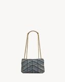  Túi Nữ Saint Laurent Puffer Toy 'Rodeo Blue' 