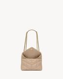  Túi Nữ Saint Laurent Toy Puffer 'Dark Beige' 