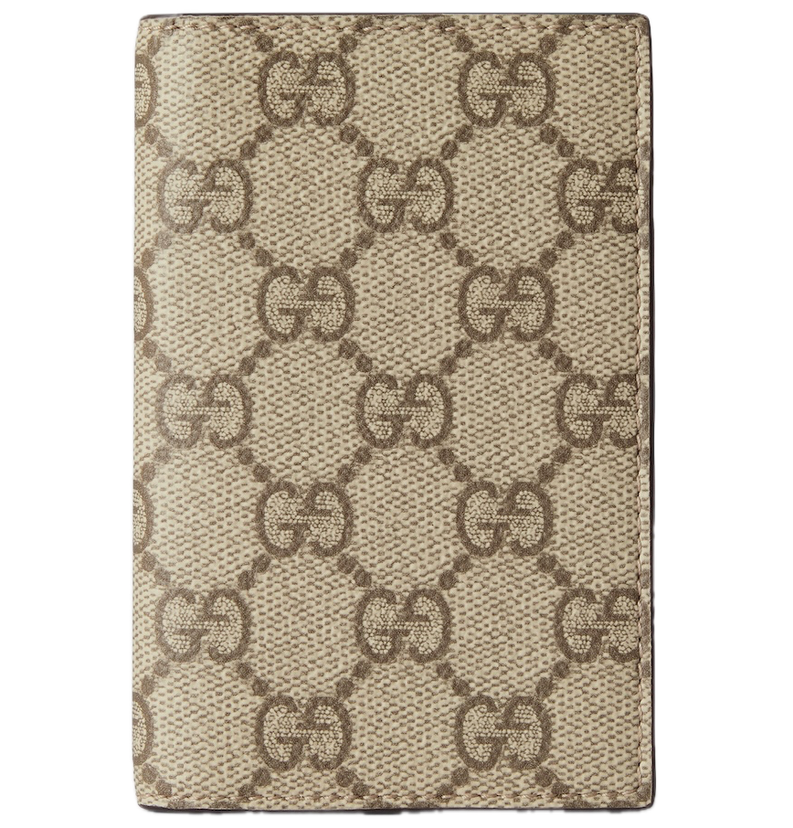  Ví Gucci GG Emblem Bi-fold Card Case 'Beige' 