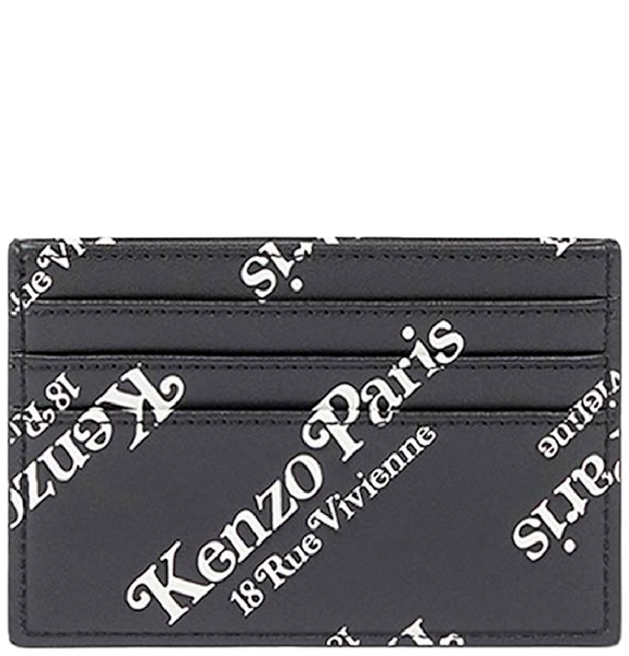  Ví Kenzo 'Kenzogram' Leather Card Holder 'Black' 