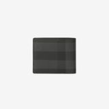  Ví Nam Burberry Check Slim Bifold Wallet 'Charcoal' 