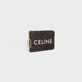  Ví Nữ Celine Coin Purse Cuir Triomphe 'Black' 