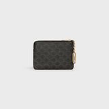  Ví Nữ Celine Coin Purse Cuir Triomphe 'Black' 