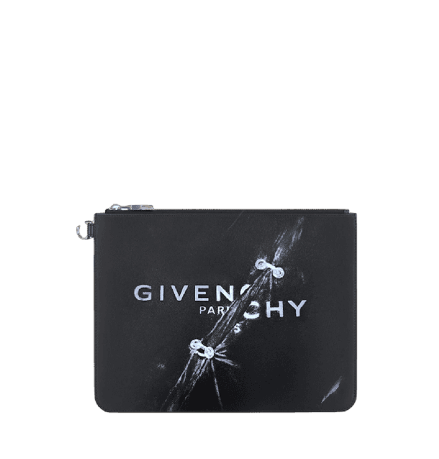 Túi Givenchy Nam Large Pouch Givenchy Paris Print BK6093K18Y-001 – LUXITY