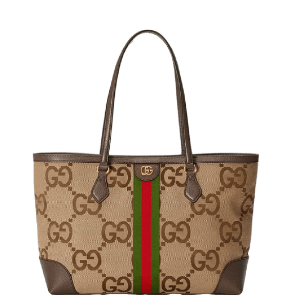  Túi Nữ Gucci Ophidia Jumbo GG Medium Tote 'Camel Ebony' 