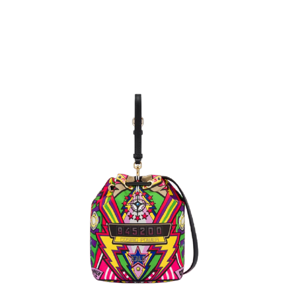  Túi Moschino Nữ Bucket Bag Pinball Print 