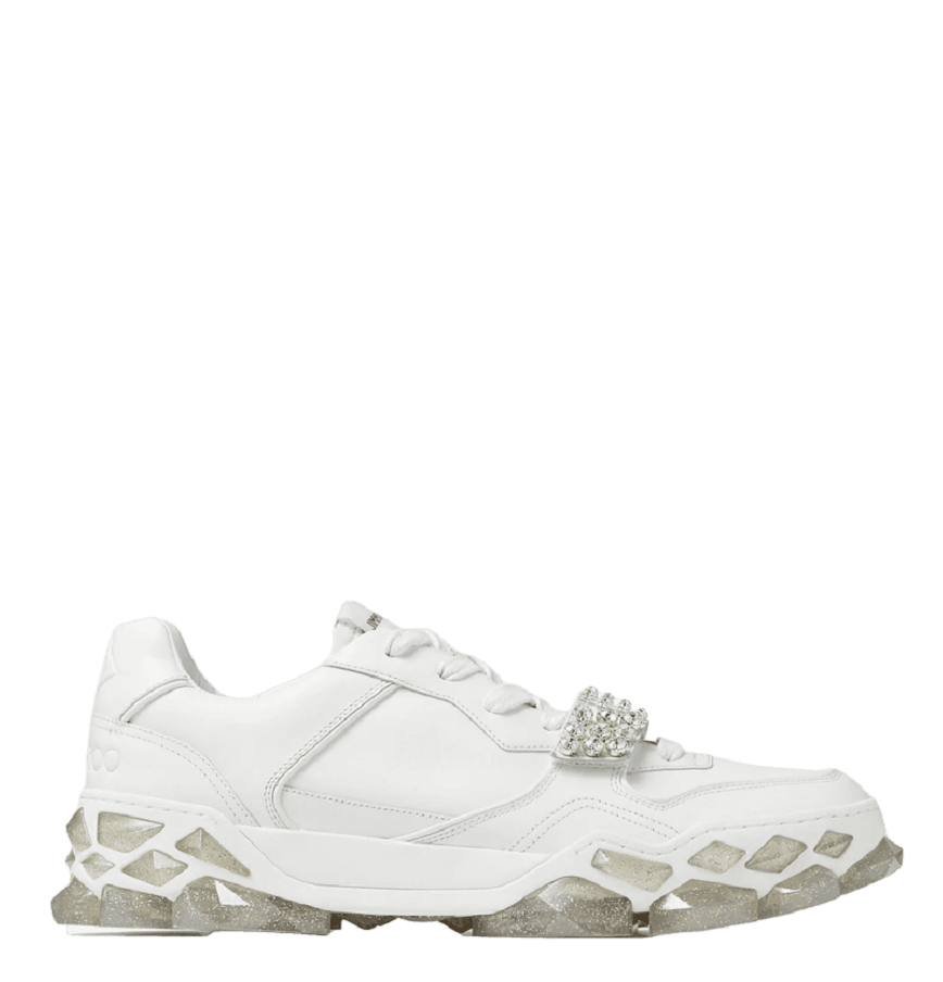 Giày Jimmy Choo Nam Diamond X Strap 'White' 