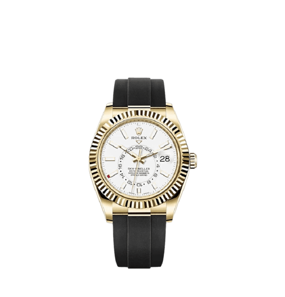  Đồng Hồ Nam Rolex Sky-Dweller White 