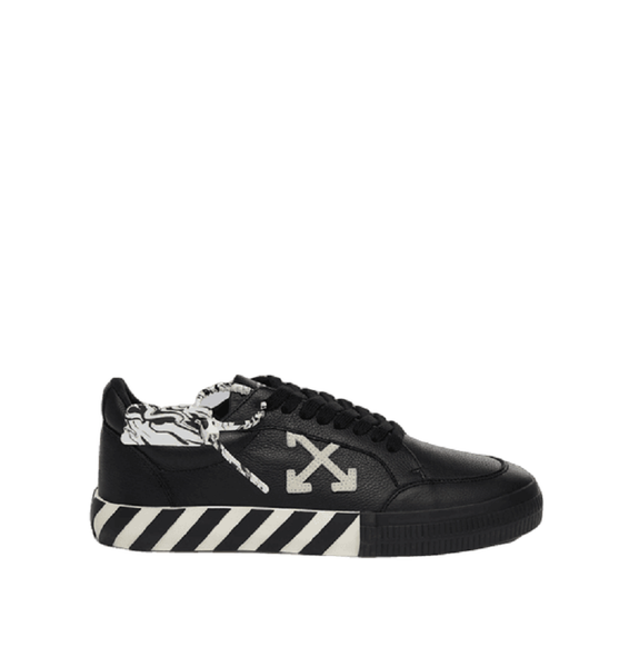  Giày Off-White Nam Low Vulcanized 'Black' 