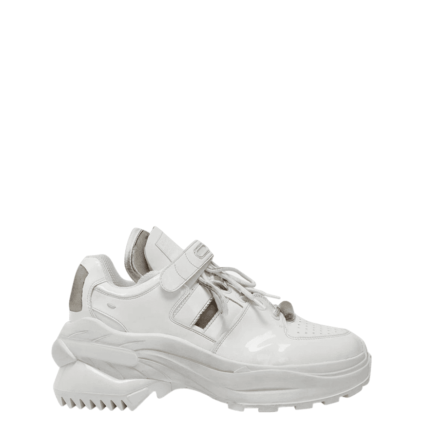  Giày Nam Maison Margiela Low-top Retro Fit Laminated 'White' 
