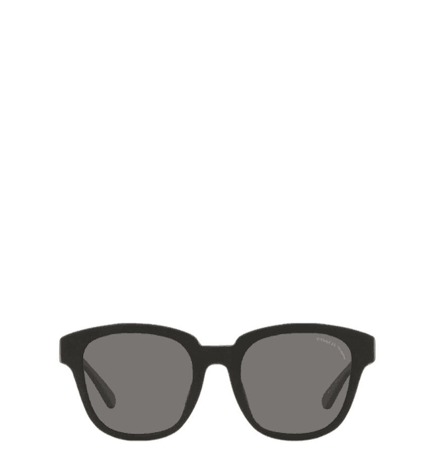  Kính Nam Coach Polarized Square Sunglasses 'Dark Grey' 