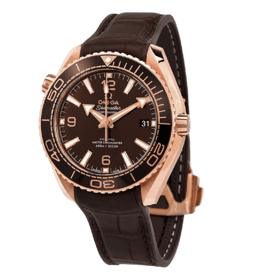  Đồng Hồ Nam Omega Seamaster Planet Ocean 18kt 'Gold' 
