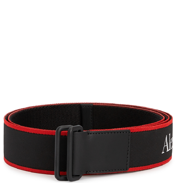  Thắt Lưng Nam Alexander McQueen Camera Casual Belt 'Black Red' 