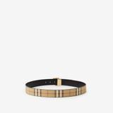  Thắt Lưng Nam Burberry Thin Reversible Check TB Belt 'Beige' 