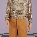  Thắt Lưng Nam Gucci Belt Rectangular Buckle 'Beige' 