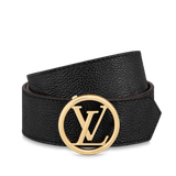  Thắt Lưng Nữ Louis Vuitton Circle 35mm Reversible Belt 'Black' 