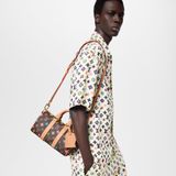  Túi Louis Vuitton Keepall Bandoulière 25 Bag 'Chocolate Brown' 