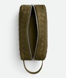  Túi Nam Bottega Veneta Intrecciato Travel Pouch 'Mud' 
