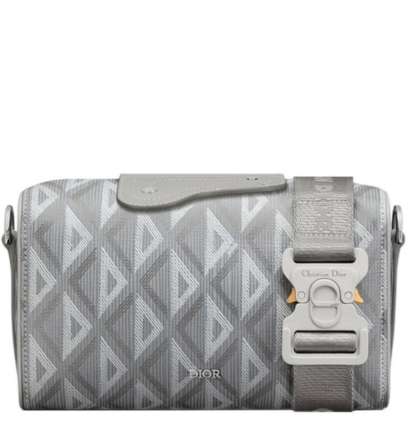  Túi Nam Dior Lingot 22 Dior CD Diamond Canvas 'Gray' 