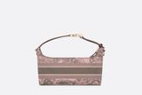  Túi Nam Dior Medium Diortravel Nomad Pouch 'Gray Pink' 