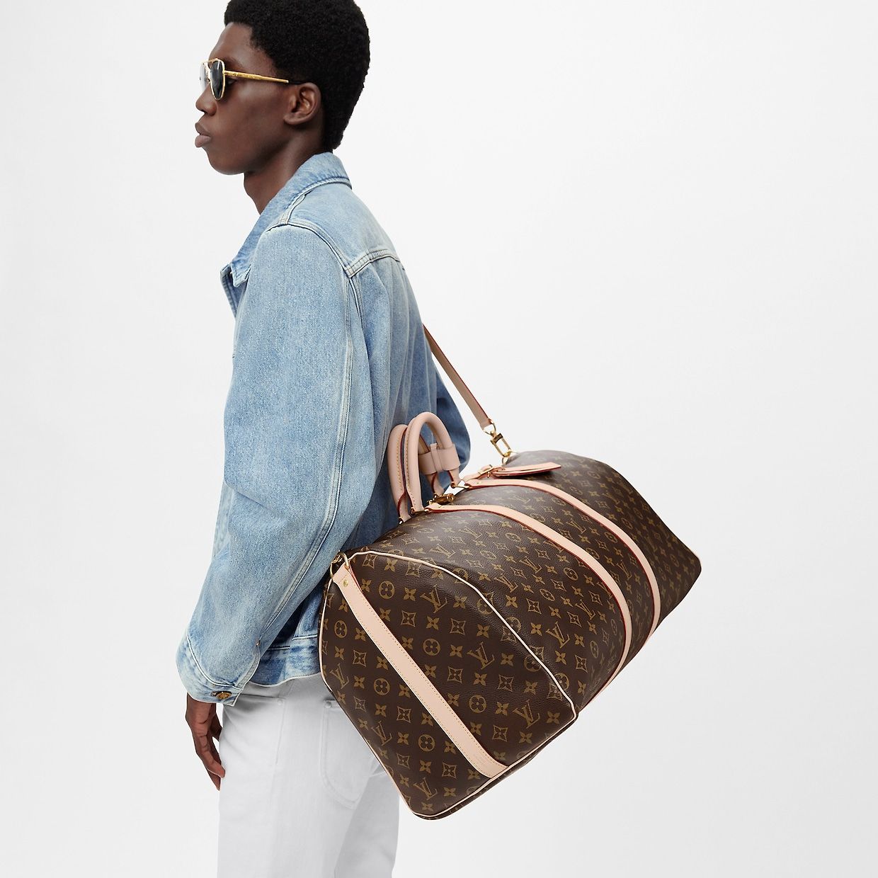 Túi Nam Louis Vuitton Keepall Bandoulière 55 'Monogram Canvas' M41414 –  LUXITY
