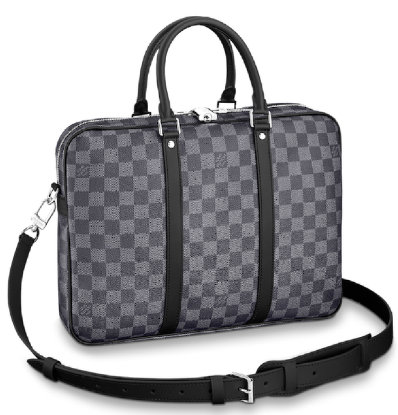  Túi Nam Louis Vuitton Porte-documents Voyage Pm Business 'Damier Graphite' 