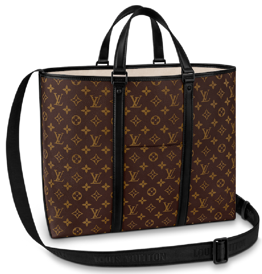  Túi Nam Louis Vuitton Week End GM Tote 'Monogram Macassar Canvas' 
