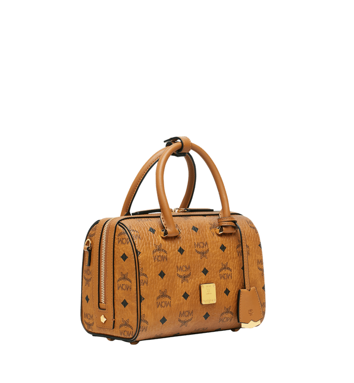 2453 MCM Essential Bucket Bag COGNAC