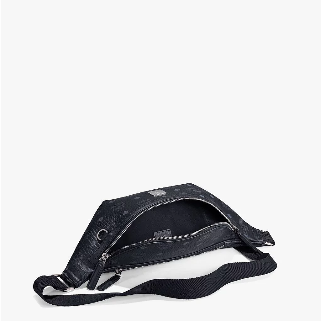 Túi Nam MCM Medium Fursten Belt Bag In Visetos 'Black' MMZAAFI01BK001