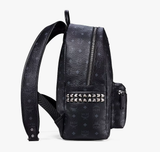  Balo Nam MCM Stark Side Studs Backpack Visetos 'Black' 